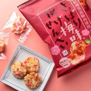さっぱり　梅味揚げせんべい　60g